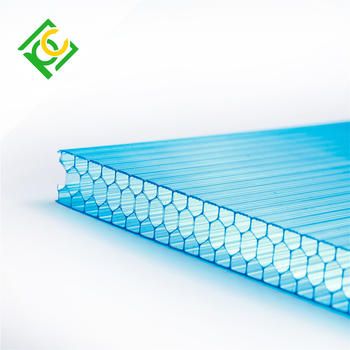 high impact resistance polycarbonate honeycomb sheet for greenhouse/garage/sun shade