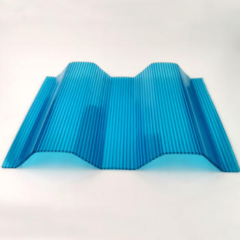 Corrugated Polycarbonate Plastic Roofing Sheets Highly transparent