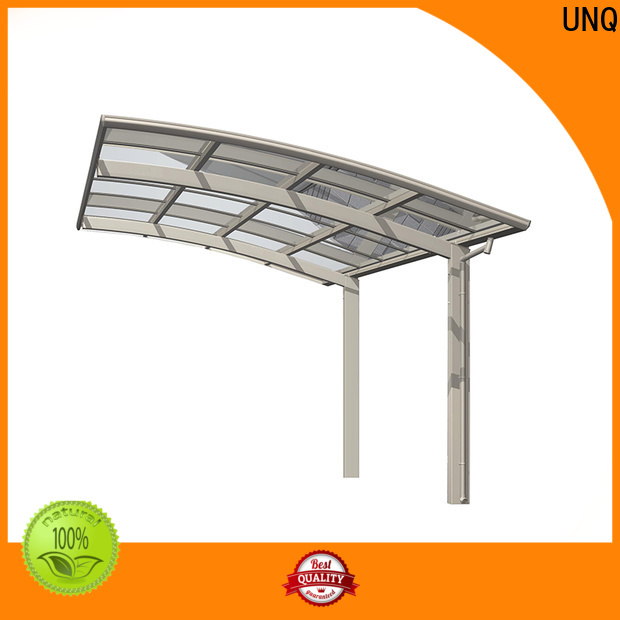 UNQ New metal lean to carport factory for private garden