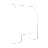 32″ x 40″ Low cost Hanging Acrylic Sneeze Guard