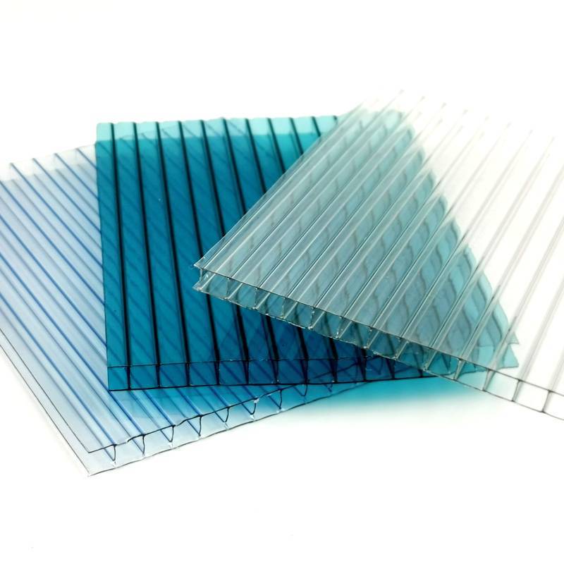 wholesale Hollow polycarbonate sheet with UV Protected, greenhouse  panels