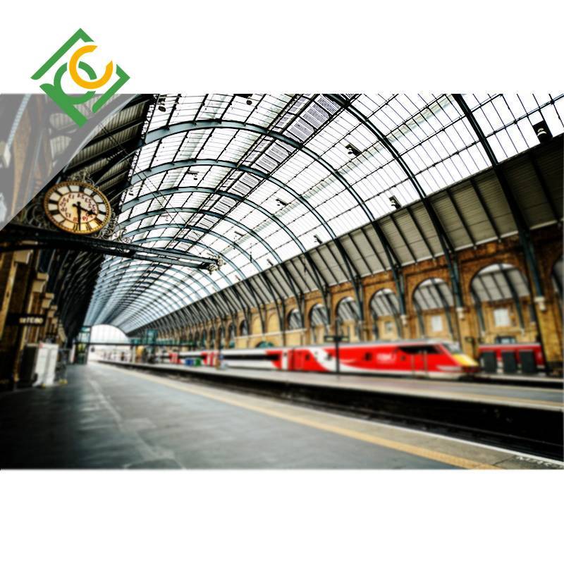 Stations roof Solid polycarbonate sheet