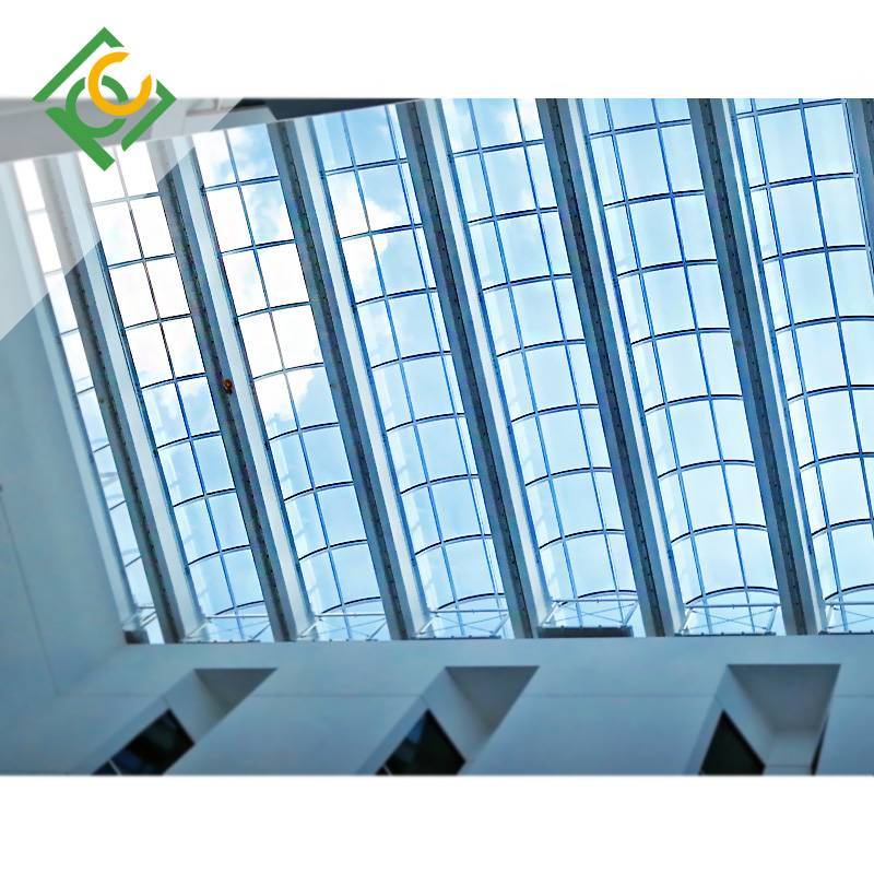 Polycarbonate roofing sheets for station roof coverings