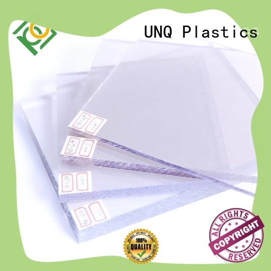 UNQ polycarbonate sheet canopy manufacturers for LED panel board