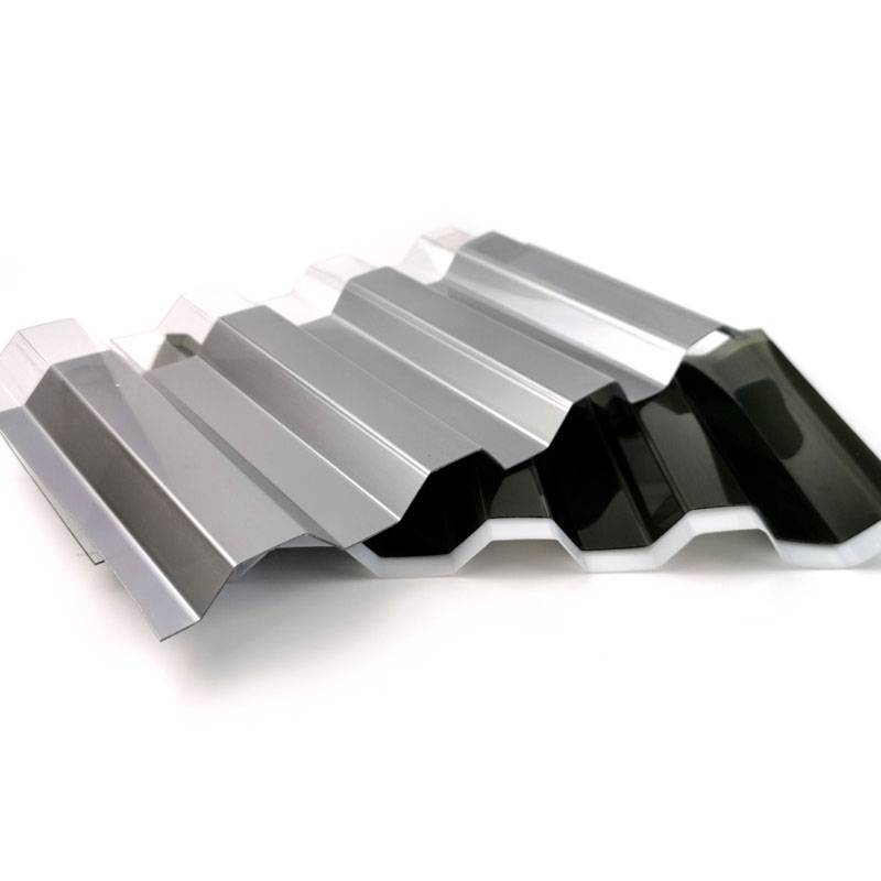 Corrugated Polycarbonate Plastic Roofing Sheets Highly transparent